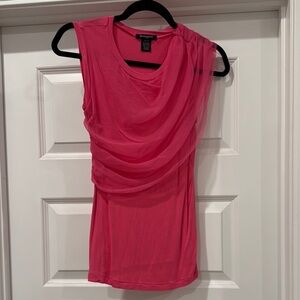 Pink Blouse with Elegant Draping